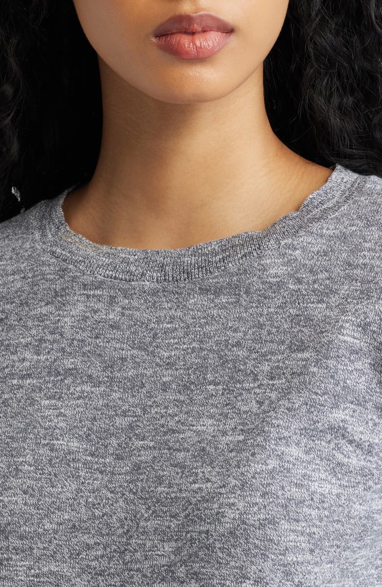 Free People Isabella Cotton & Linen Knit Sweater & Maxi Skirt Set, Alternate, color, Steel Grey Combo