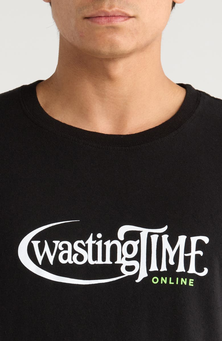 Afield Out Online Cotton Graphic T-Shirt, Alternate, color, Black