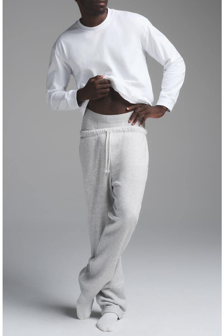 Relaxed Fit Long Sleeve T-Shirt, Alternate, color, CHALK