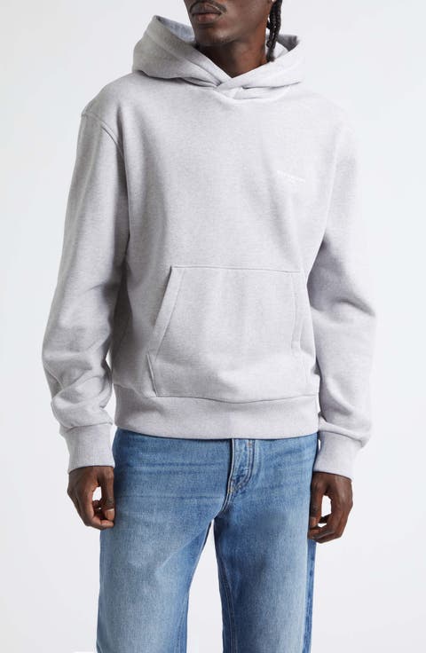 Couture Seam Cotton Fleece Hoodie