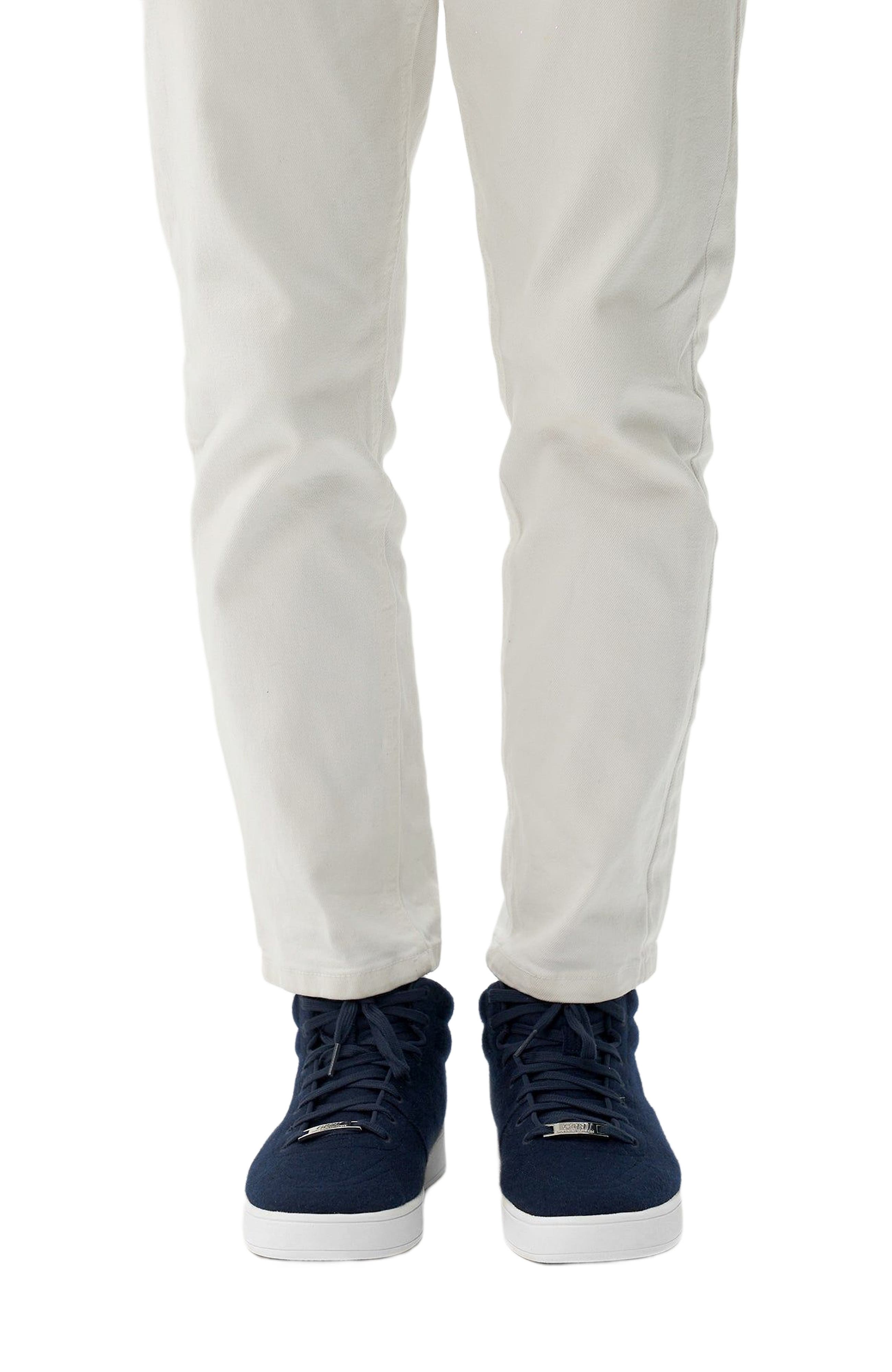 Cashmere High-Top Sneakers, Alternate, color, navy