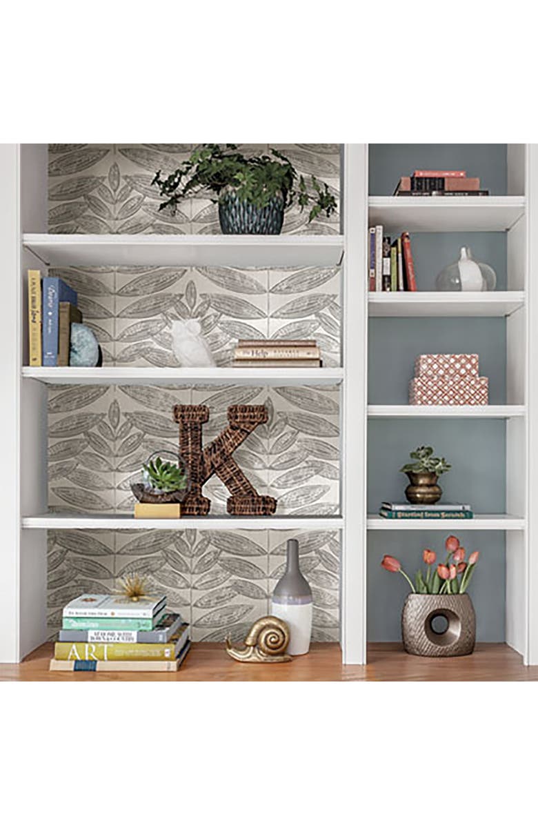 Wallpops Terrain Peel & Stick Wallpaper, Alternate, color, Grey