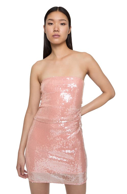 Rebecca Minkoff Bianca Pleated Strapless Minidress