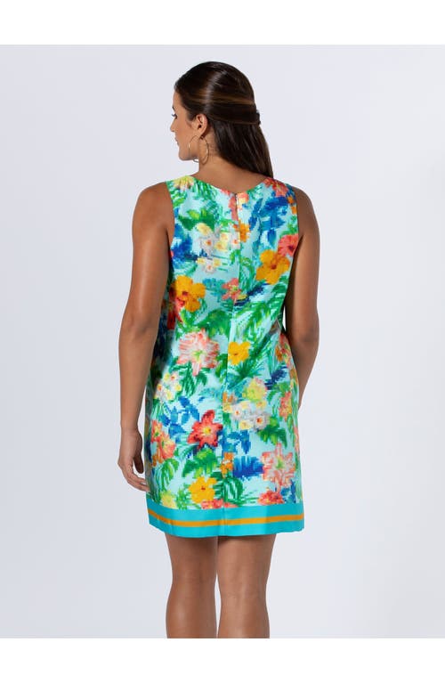 Tori Richard Tropical Loading... Adele Dress In Aqua