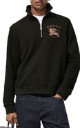 Burberry Knight Check Cotton Half-zip Sweatshirt