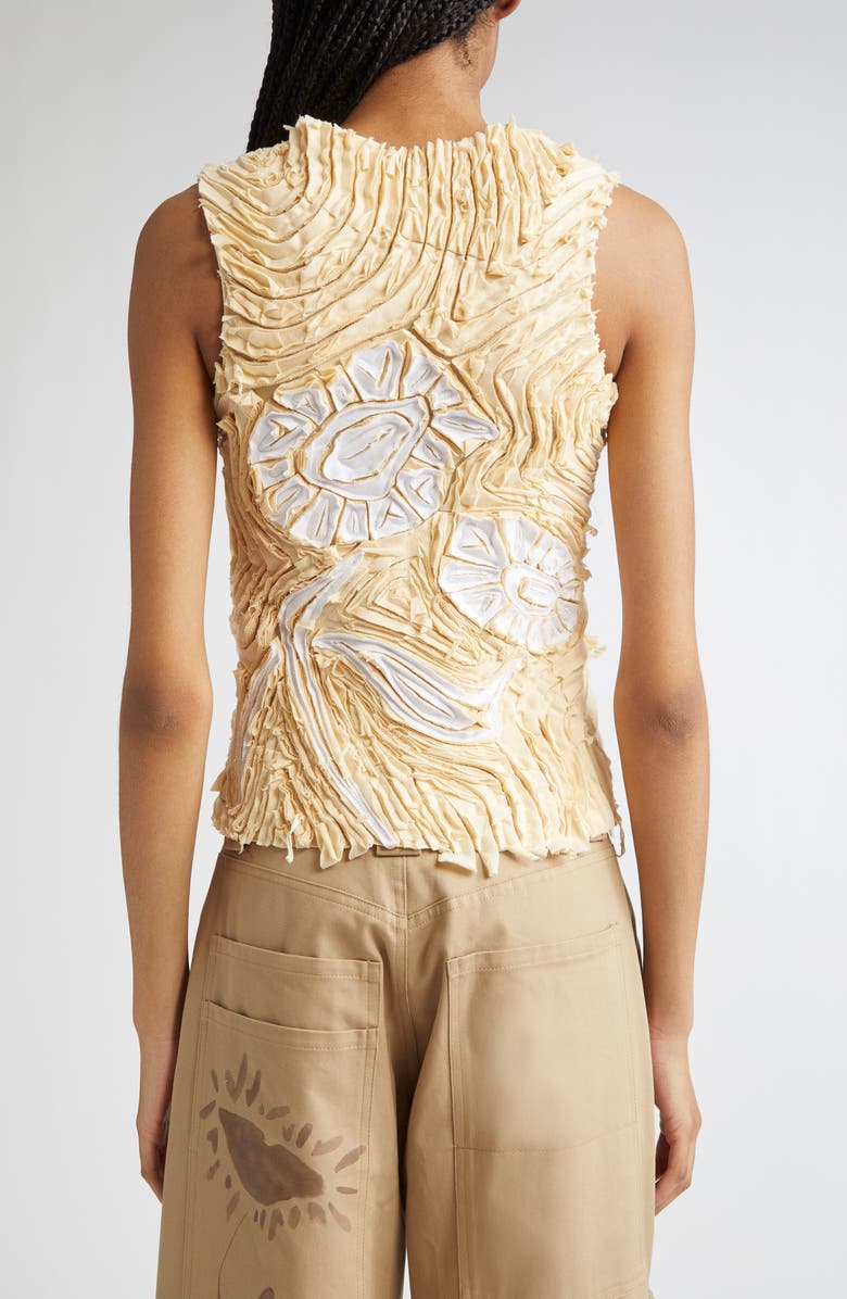 Collina Strada Chirp Flower Tank, Alternate, color, 