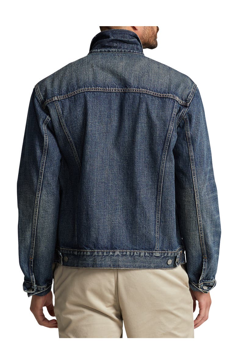 Polo Ralph Lauren Big & Tall Denim Icon Trucker Jacket, Alternate, color, Trenton