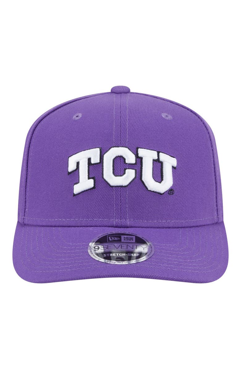 New Era Men's New Era  Purple TCU Horned Frogs Team Collective 9SEVENTY Stretch-Snap Adjustable Hat, Alternate, color, Purple