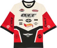 Cult of Individuality Race Graphic Oversize T-Shirt