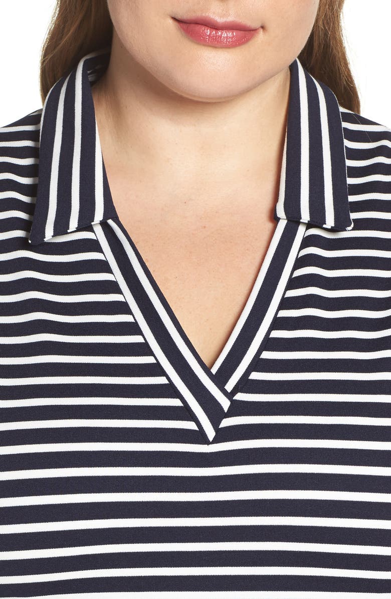 Leota Stripe Stretch Knit Sheath, Alternate, color,