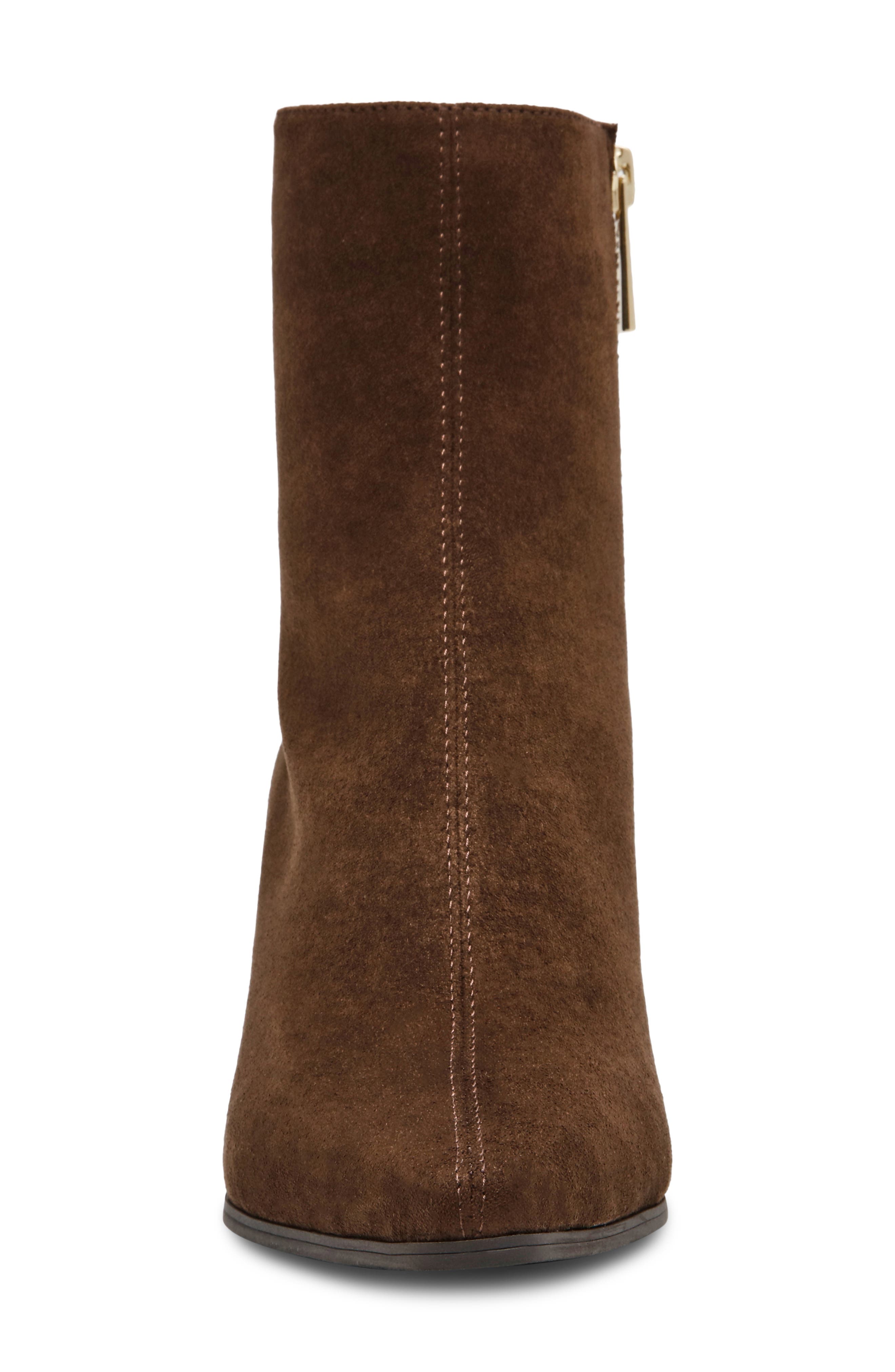 Cosia Bootie, Alternate, color, BROWN MICROSUEDE