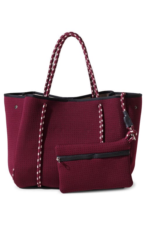 Pop Ups Brand Everyday Neoprene Tote In Burgundy