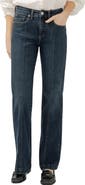 Silver Jeans Co. Avery High Waist Front Seam Straight Leg Jeans