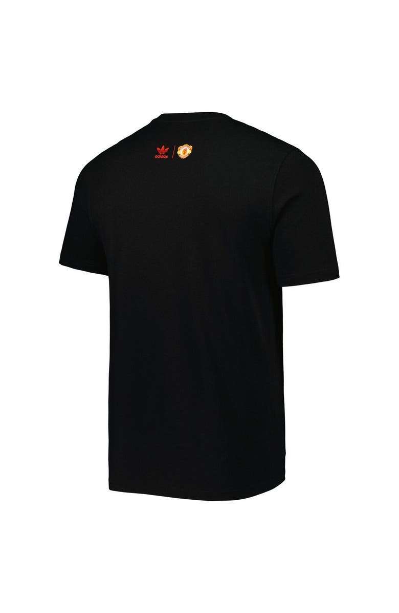 adidas Originals Men's adidas Originals Black Manchester United Old Trafford Trefoil T-Shirt, Alternate, color, 