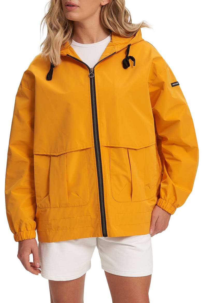 Brianna Rain Jacket, Main, color, CANTALOUPE