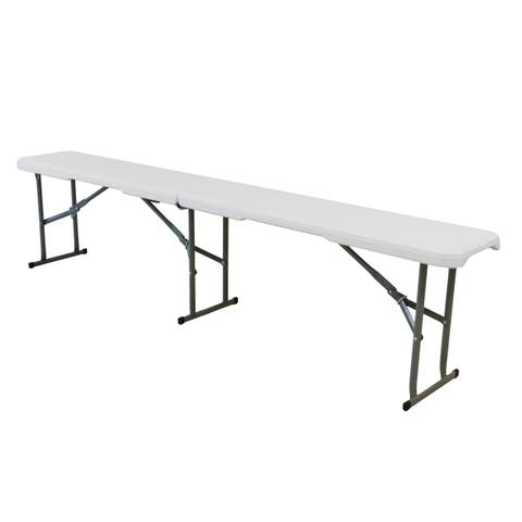 6 Foot Plastic Folding Bench