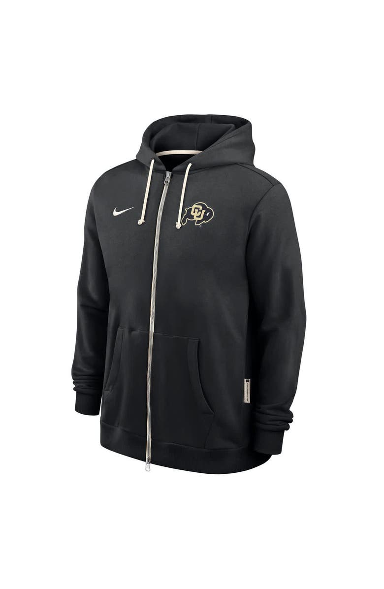 Nike Men's Nike Black Colorado Buffaloes 2025 Sideline Performance Full-Zip Hoodie, Alternate, color, 
