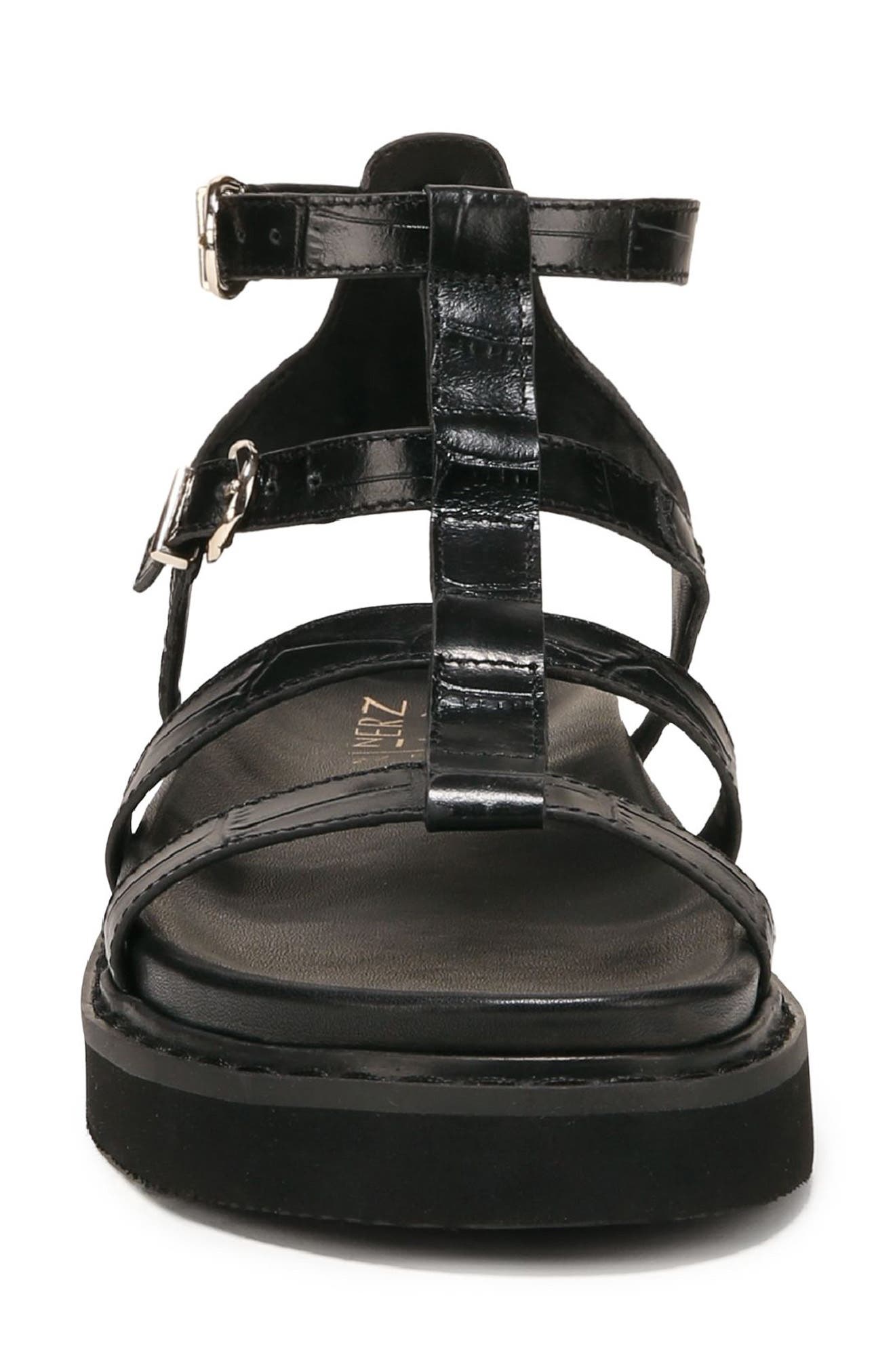 27 EDIT Naturalizer Lexie Ankle Strap Platform Sandal, Alternate, color, Black
