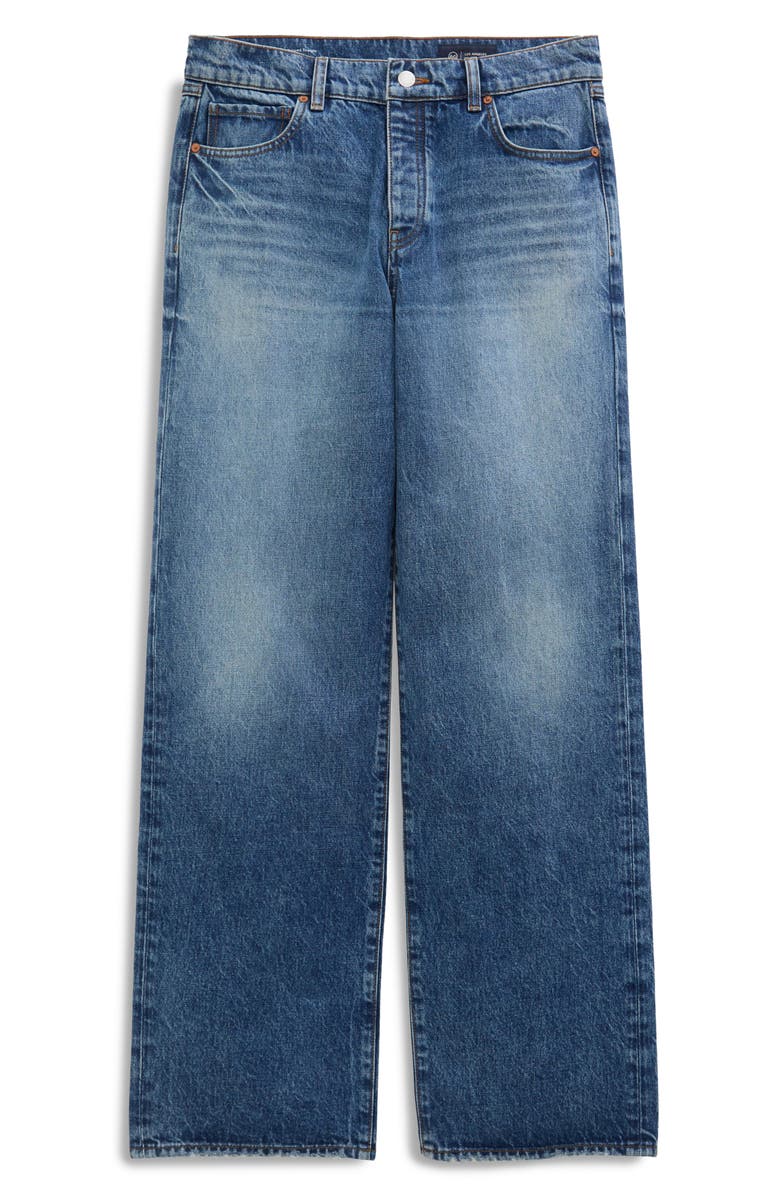 AG Billie High Waist Straight Leg Jeans, Alternate, color, American Riviera