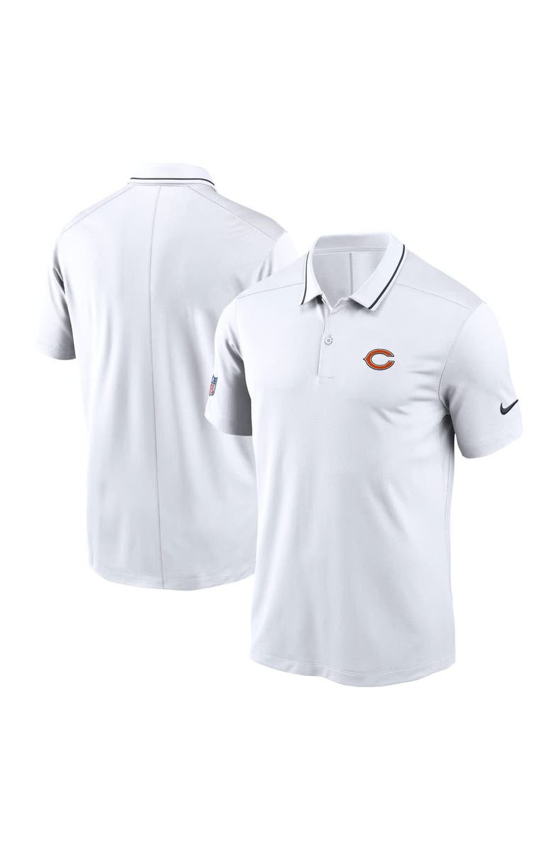 Nike Men's Nike White Chicago Bears Sideline Victory Performance Polo, Main, color, White
