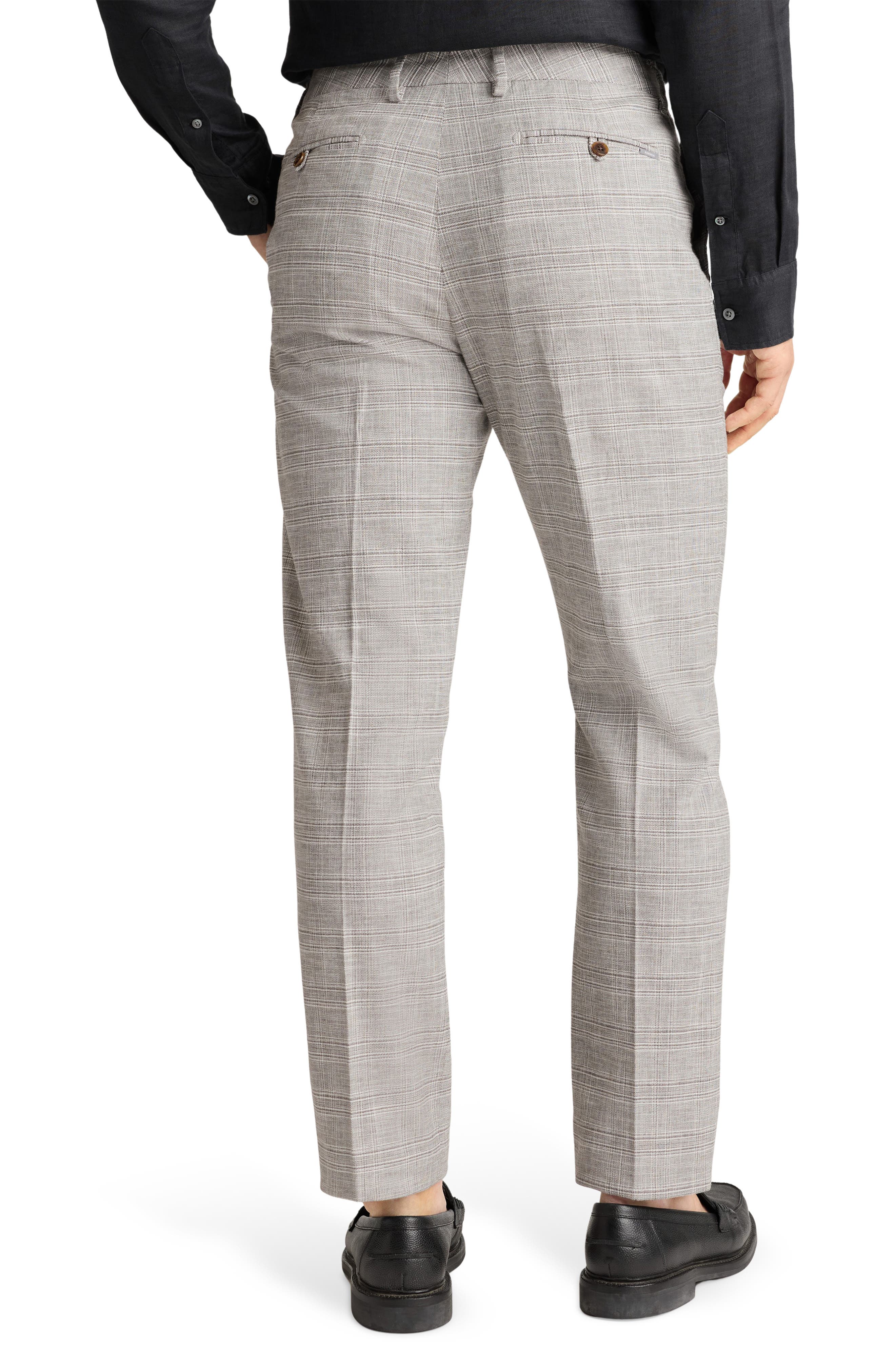 Primo Slim Fit Plaid Stretch Twill Chinos - image 2