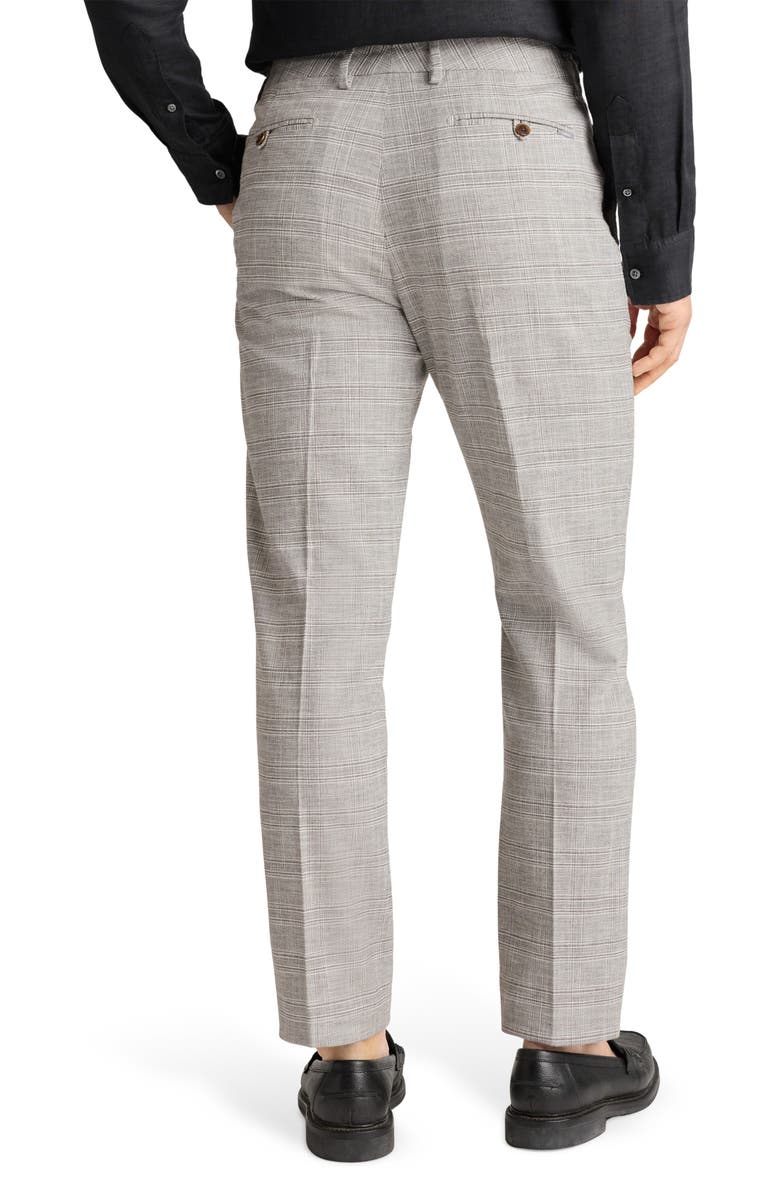 Bonobos Primo Slim Fit Plaid Stretch Twill Chinos, Alternate, color, Gray Plaid