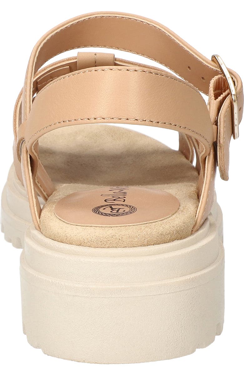 Bella Vita Loni Lug Sole Fisherman Sandal, Alternate, color, Natural Leather