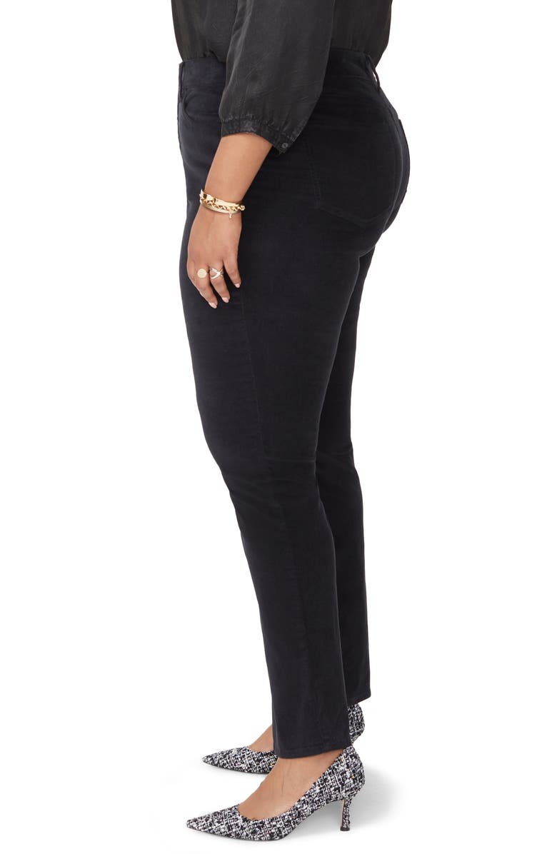 NYDJ Marilyn Straight Leg Stretch Velvet Pants, Alternate, color,