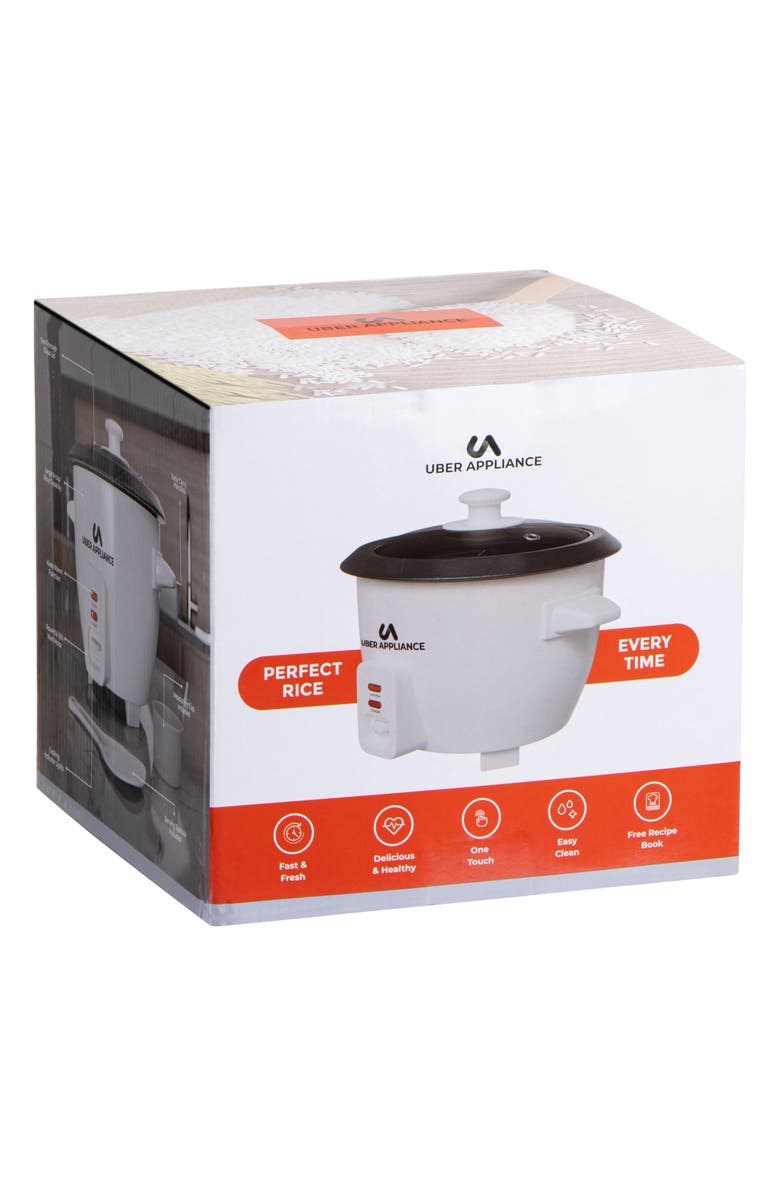 UBER APPLIANCE 6-Cup Rice Cooker, Alternate, color, White