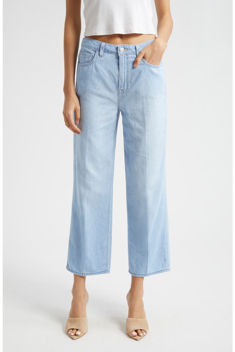 June High Waist Crop Stovepipe Jeans, Main, color, DAKOTA