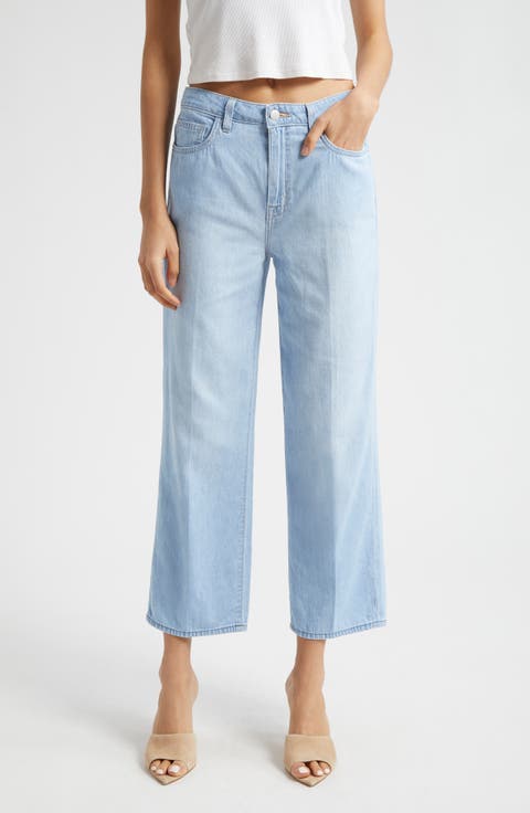 June High Waist Crop Stovepipe Jeans