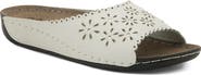 Flexus by Spring Step Rhinestone Lasercut Slide Sandal
