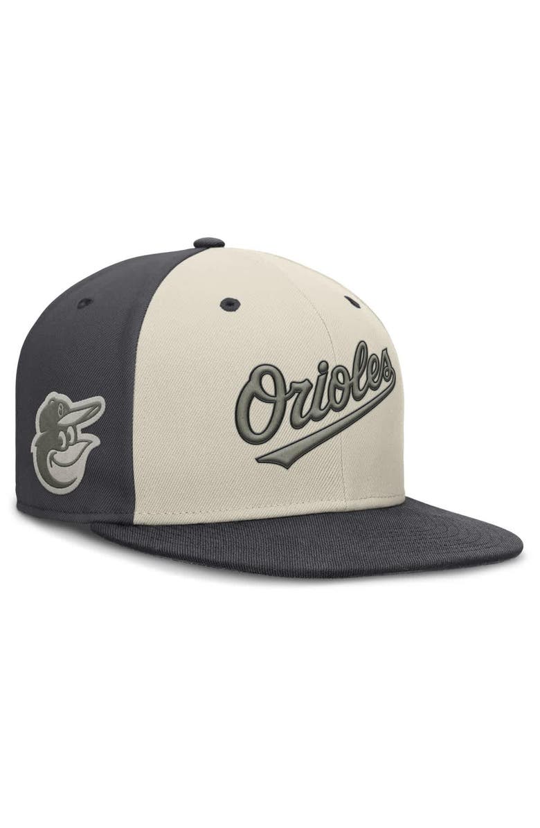Nike Men's Nike  Cream Baltimore Orioles Dri-FIT True Fitted Hat, Main, color, 