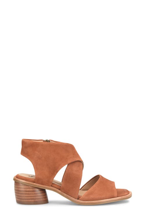 Söfft Camille Strappy Sandal In Russet Brown