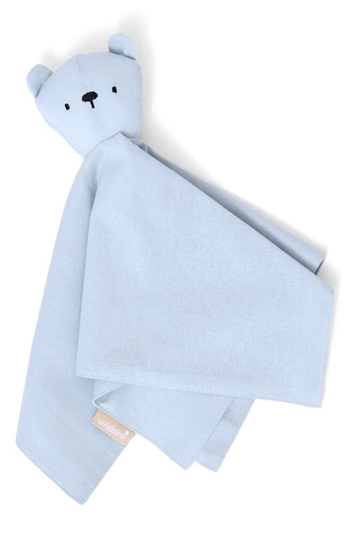 Wildbird Bear Linen & Cotton Lovey In Gray