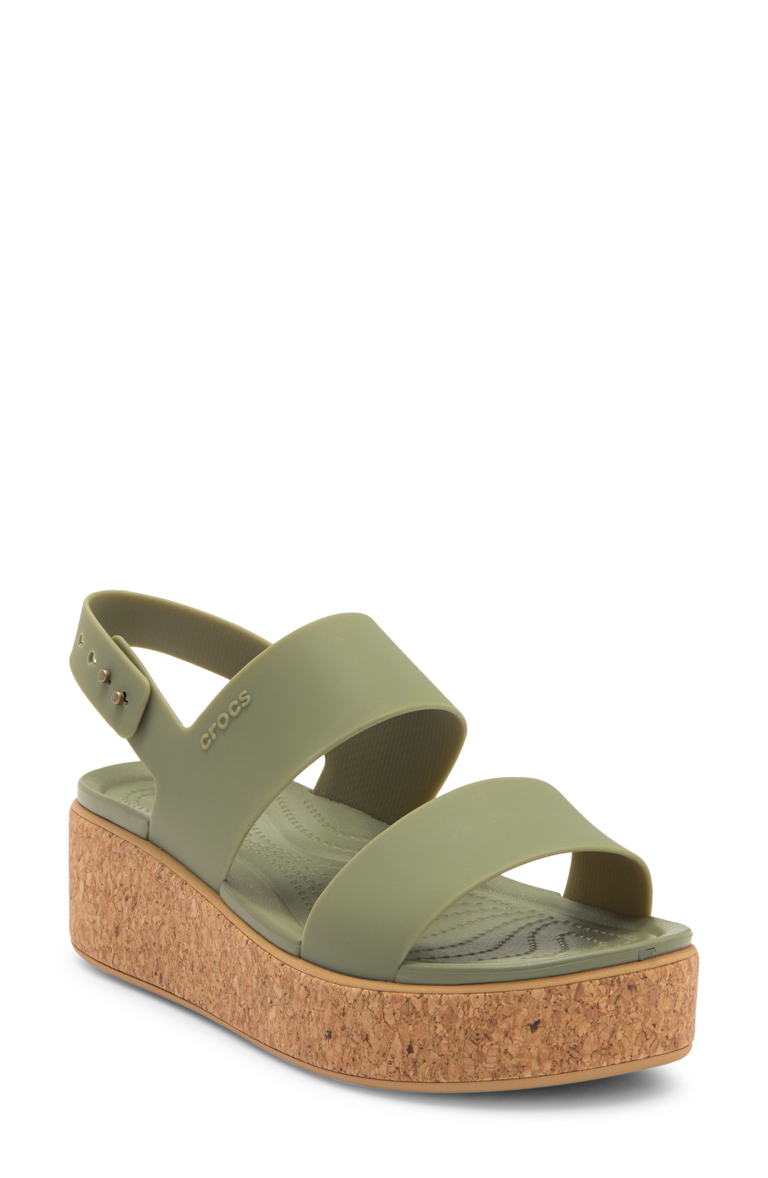 Brooklyn Cork Low Platform Wedge Sandal