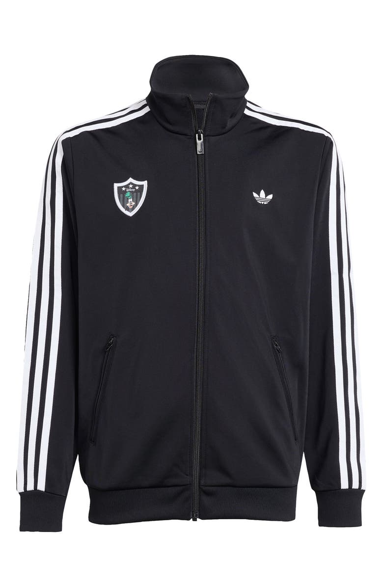 adidas Originals x Disney Kids' Firebird Track Jacket, Main, color, Black/ White