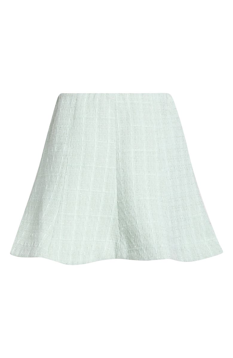 ASTR the Label Kiona Metallic Tweed Miniskirt, Alternate, color, Mint