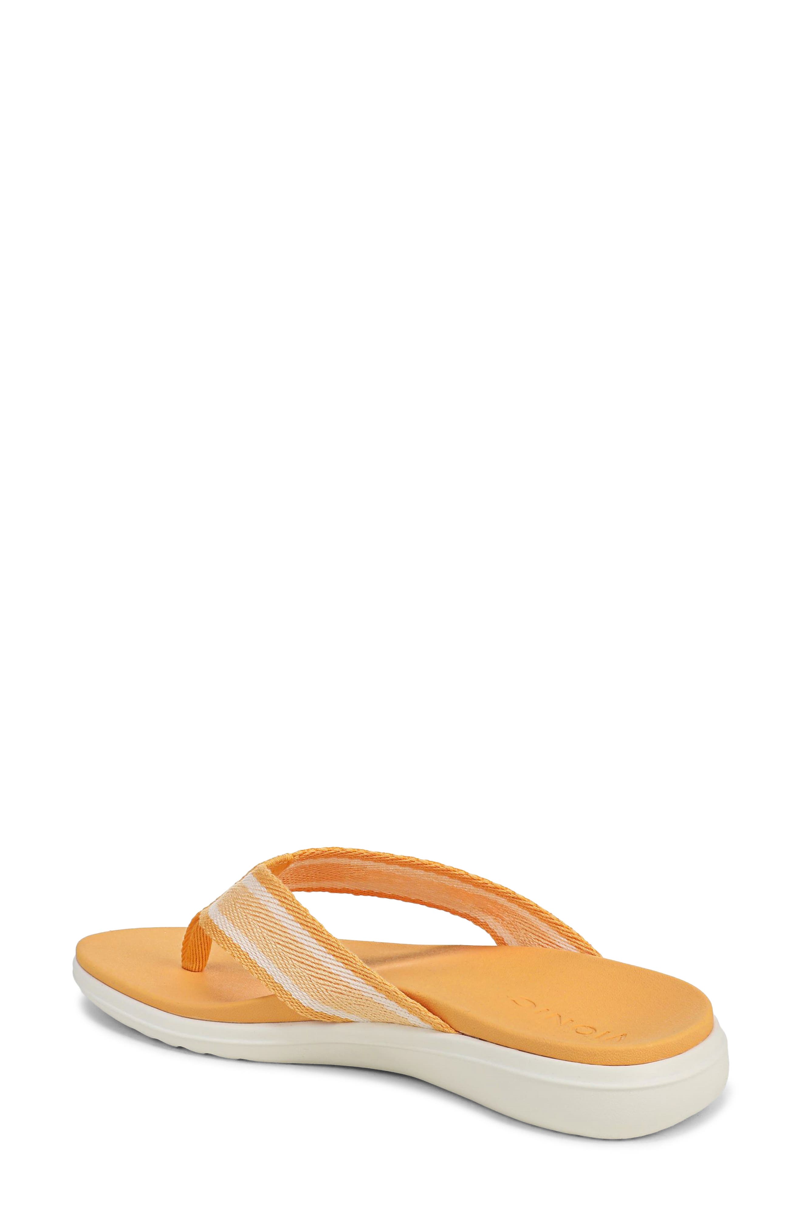 Indigo Flip Flop, Alternate, color, AMBER YELLOW MULTI