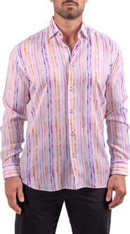 Maceoo Fibonacci Resistance Contemporary Fit Button-Up Shirt