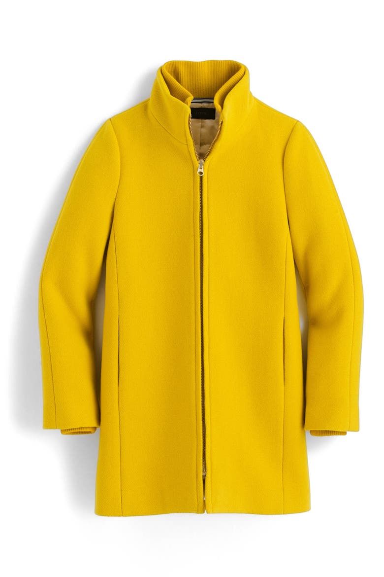 Yulia Wool Blend Coat, Main, color, CUTIE LEMON