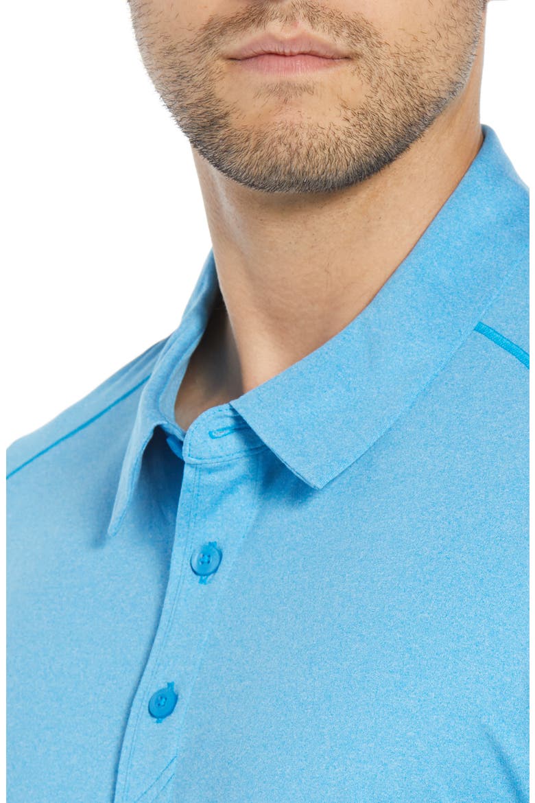 Matthew DryTec Long Sleeve Polo, Alternate, color, ORBIT HEATHER