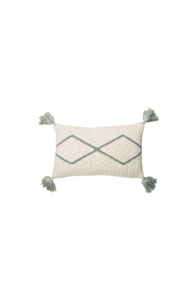 Lorena Canals Knitted cushion Little Oasis, Main, color, Natural, Indus Blue