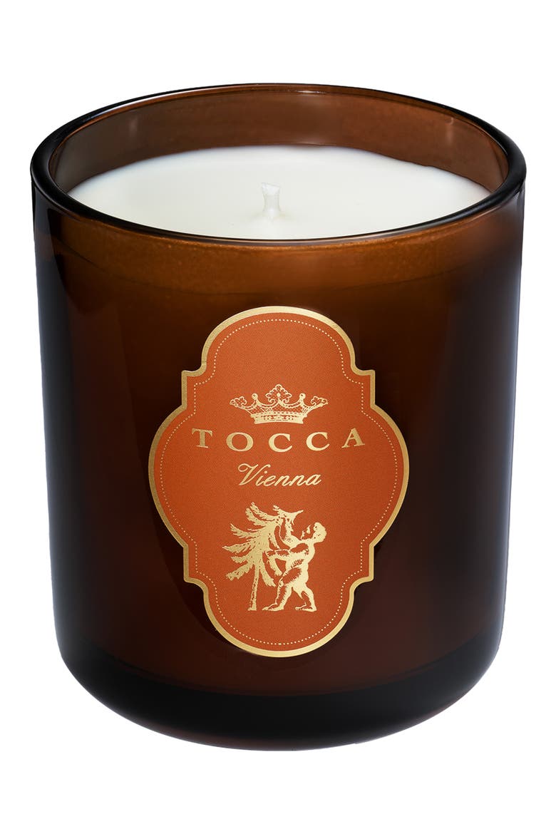 Vienna Candle - Nutmeg & Toasted Vanilla, Alternate, color, CARMEL