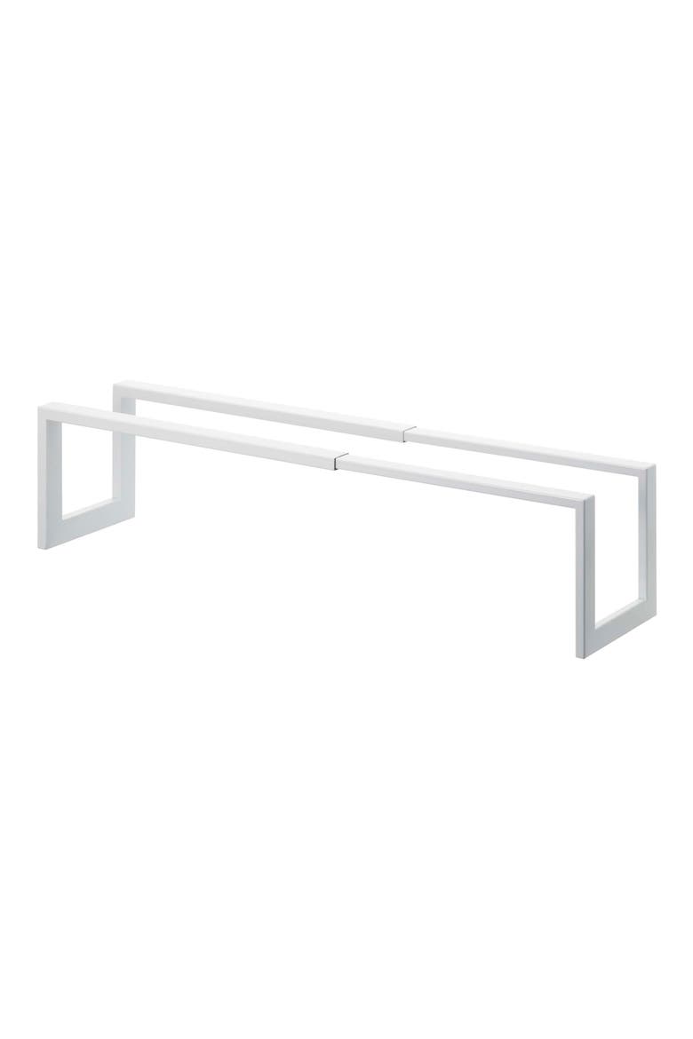 Adjustable Shoe Rack, Alternate, color, WHITE