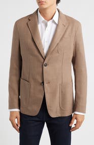 Emporio Armani Textured Virgin Wool Sport Coat