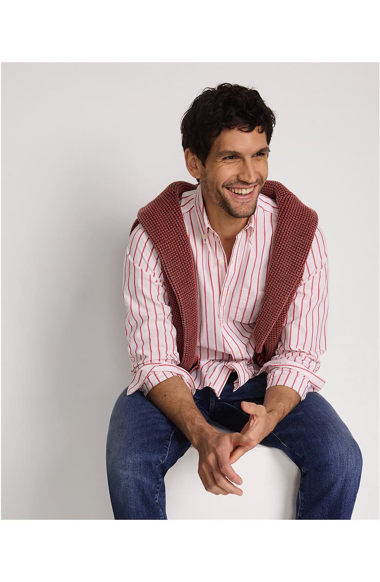 Lands' End Traditional Fit Essential Lightweight Poplin Shirt, Alternate, color, 