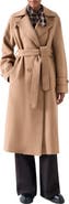 Akris punto Heavy Wool Blend Belted Coat