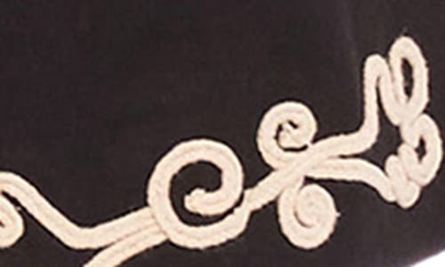 Fifteen Twenty Mira Rope Stitch Detail Linen Blend Vest In Black