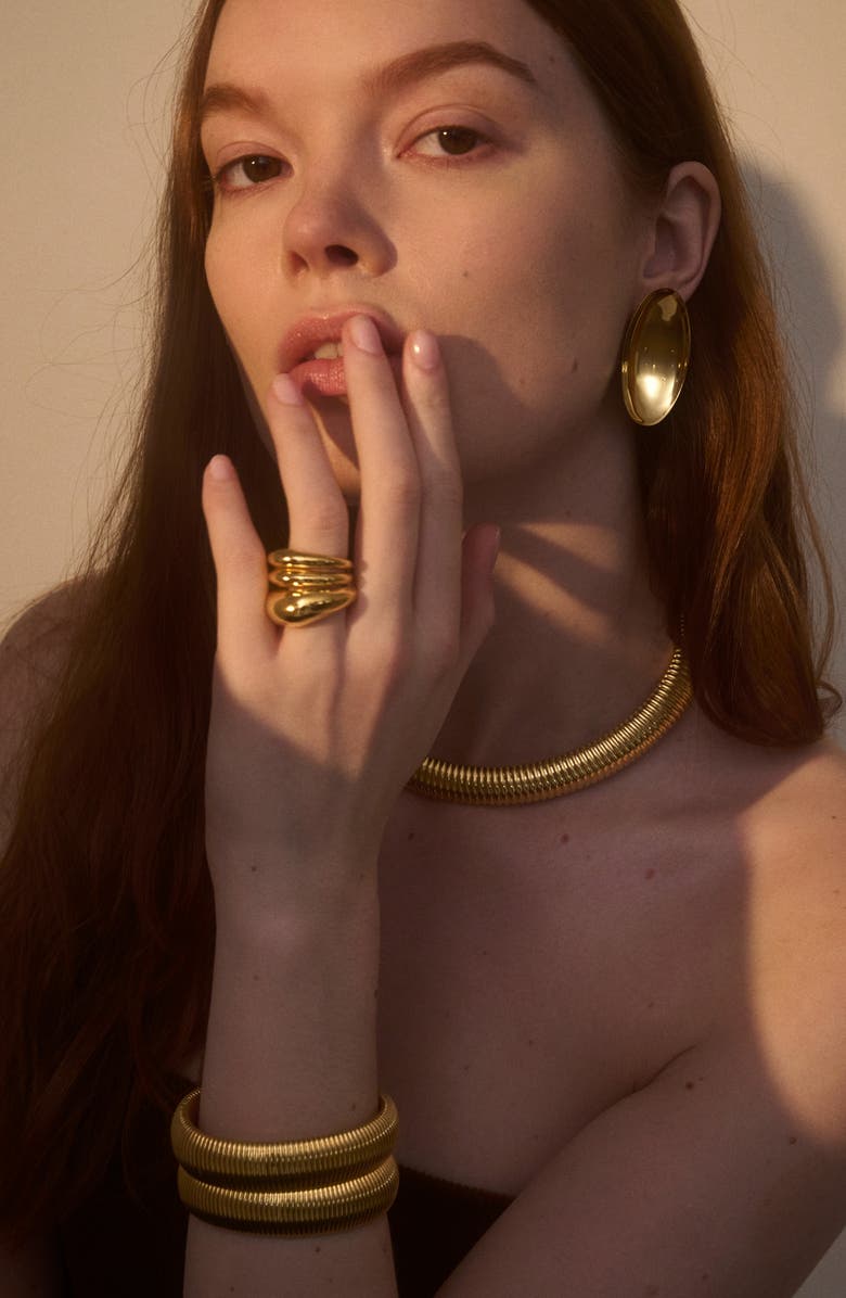 Lady Grey Ophidia Necklace, Alternate, color, Gold